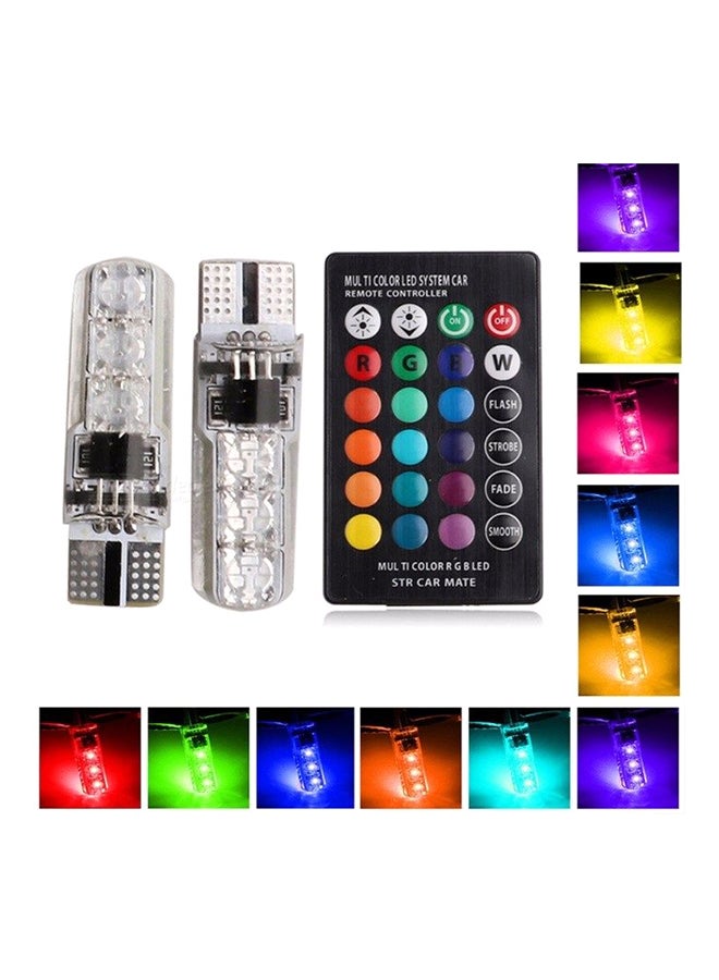 2-Piece T10 LED Bulb With Remote Control - Image 2