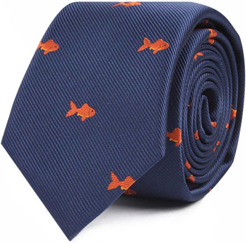 Animal Ties | Woven Skinny Neckties | Groomsmen Wedding Ties | Work Ties for Him