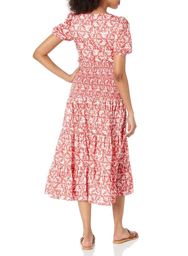 Likely Women's Avra Dress, Bittersweet/White, 0, Bittersweet/White, 0 - Image 2