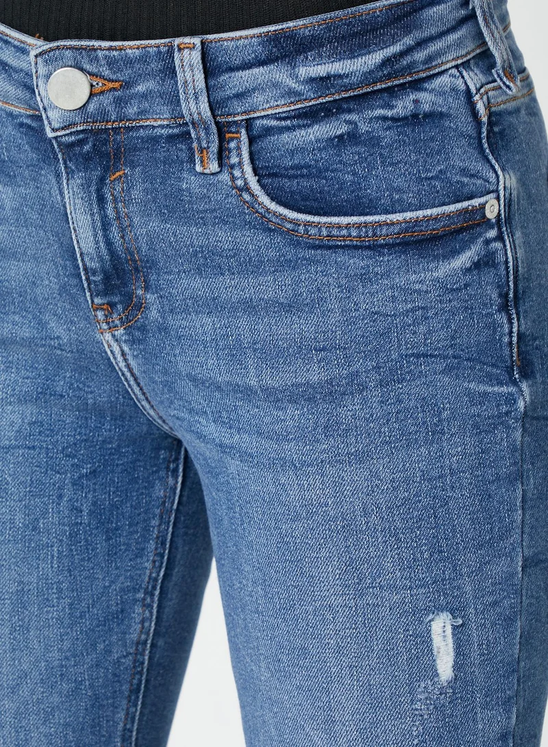 River Island Petite Amelie Ripped Jeans