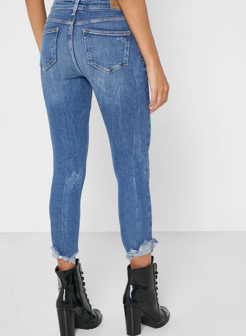 River Island Petite Amelie Ripped Jeans