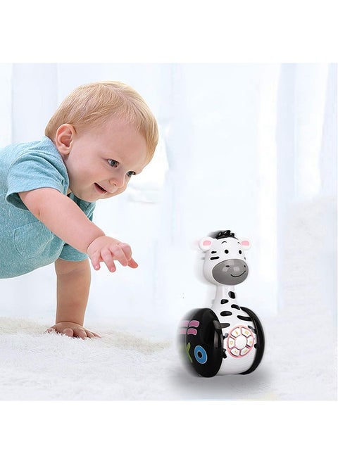 Early Education Music Toy,Baby Toy Toddler Toys,Music Story Book Toy,Roly-Poly Rattles Toys with Lights, Sounds and Music Cute Rattles Ring Bell Toys Story Machine Infants Baby Tumbler