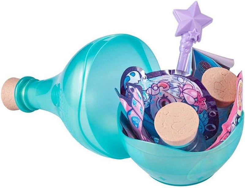 ZURU Oosh Potions Slime Surprise Series 1 - DIY Magic Slime Kit with Glow-in-the-Dark Wand & Storage Bottles, Teal/Assorted - Image 3