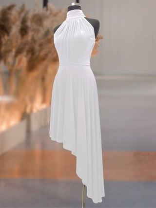 White Asymmetrical Skirted Backless Flared Dress - pzsku/Z29F343F5A3591EFD3EF8Z/45/_/1730376818/26bf779b-2236-46c8-a226-0778b9d70dca