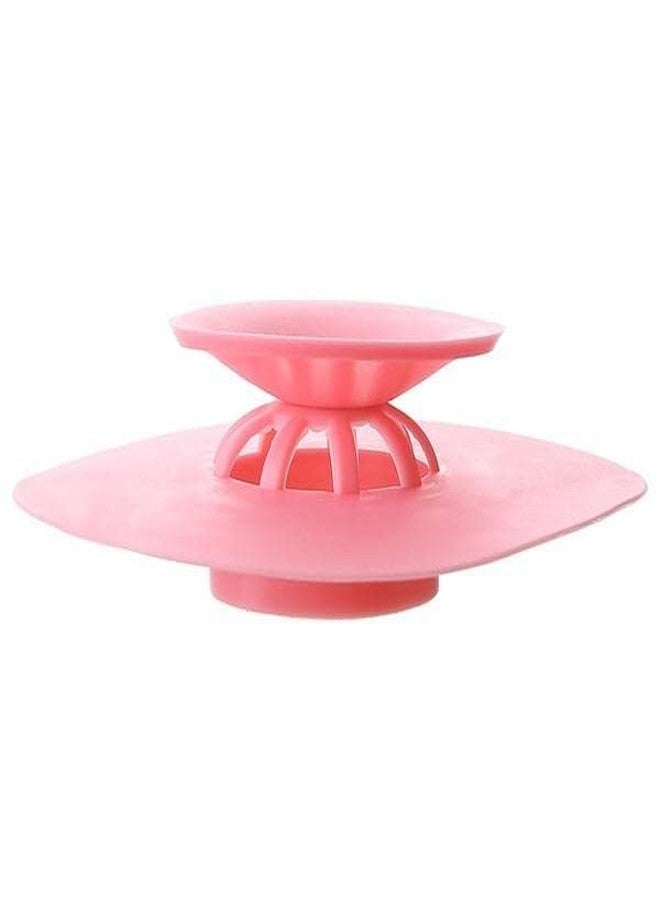 Oblivion Drain Cover Silicone – 2 in 1 Kitchen Sink Drain Strainer Basin Sink Drainer – Hair Catcher Stopper for Bathroom Kitchen Anti Clog Filter Cover – Flexible Reusable Drain Protector (Pack of 3) - Image 3