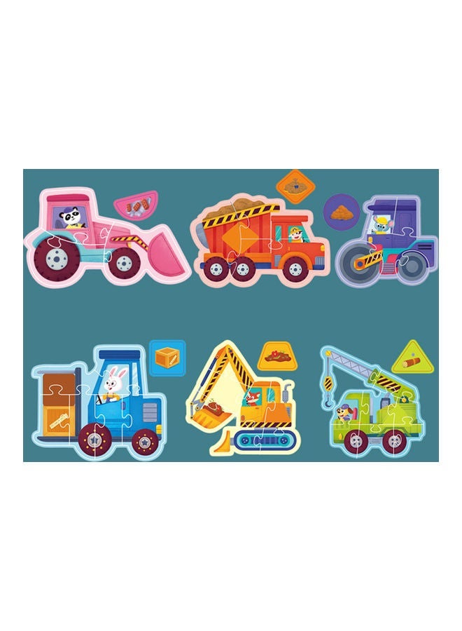 NIBEMINENT 6-Piece Wooden Double-Sided 3D Puzzles Set - Image 5