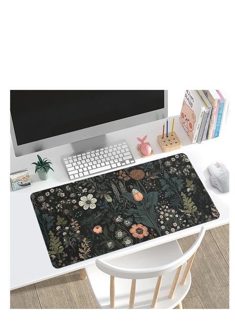 Large Mouse Pad Extended Gaming Mouse Pad Non-Slip Rubber Base Mouse pad Office Desk Mat Smooth Cloth Surface Keyboard Mouse Pads for Computers 800 X300 X 3mm