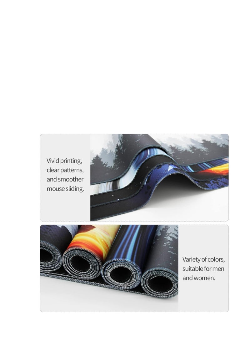 Y&D - Large Mouse Pad Extended Gaming Mouse Pad Non-Slip Rubber Base Mouse pad Office Desk Mat Smooth Cloth Surface Keyboard Mouse Pads for Computers 800 X300 X 3mm - Image 1