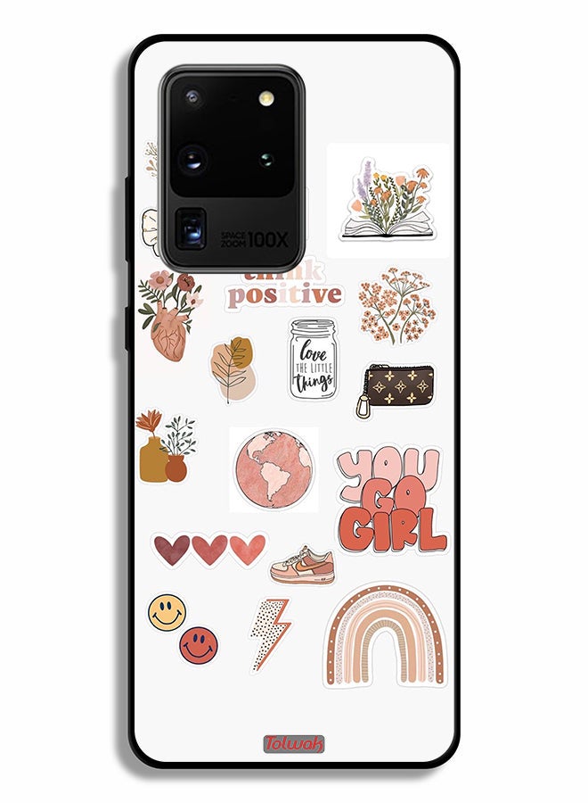 Tolwak Samsung Galaxy S20 Ultra Protective Case Cover You Go Girl - Image 2