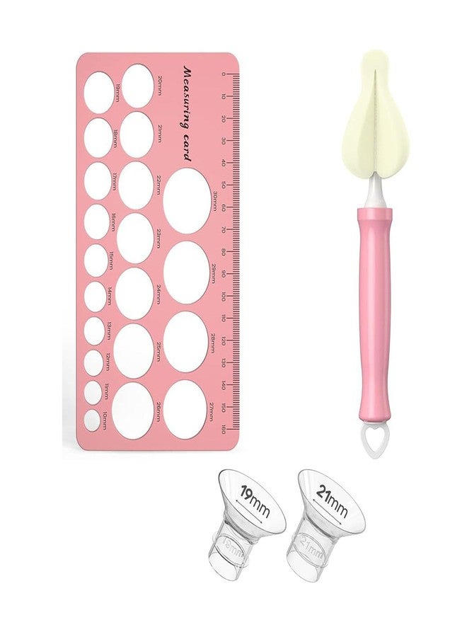 Zbdroxygen 4Pcs Flange Insert for Breast Pump, Accessories, Manual Breast Pump for Feeding Mothers, Nipple Swelling Relief, Easy Cleaning, New Mothers - Image 1