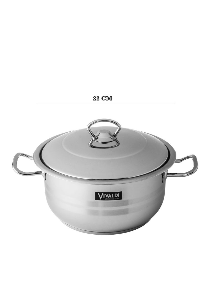 VIVALDI High Quality Turkish Stainless Steel Pot - Turkish Stainless Steel Pot In Multiple Sizes - Image 5