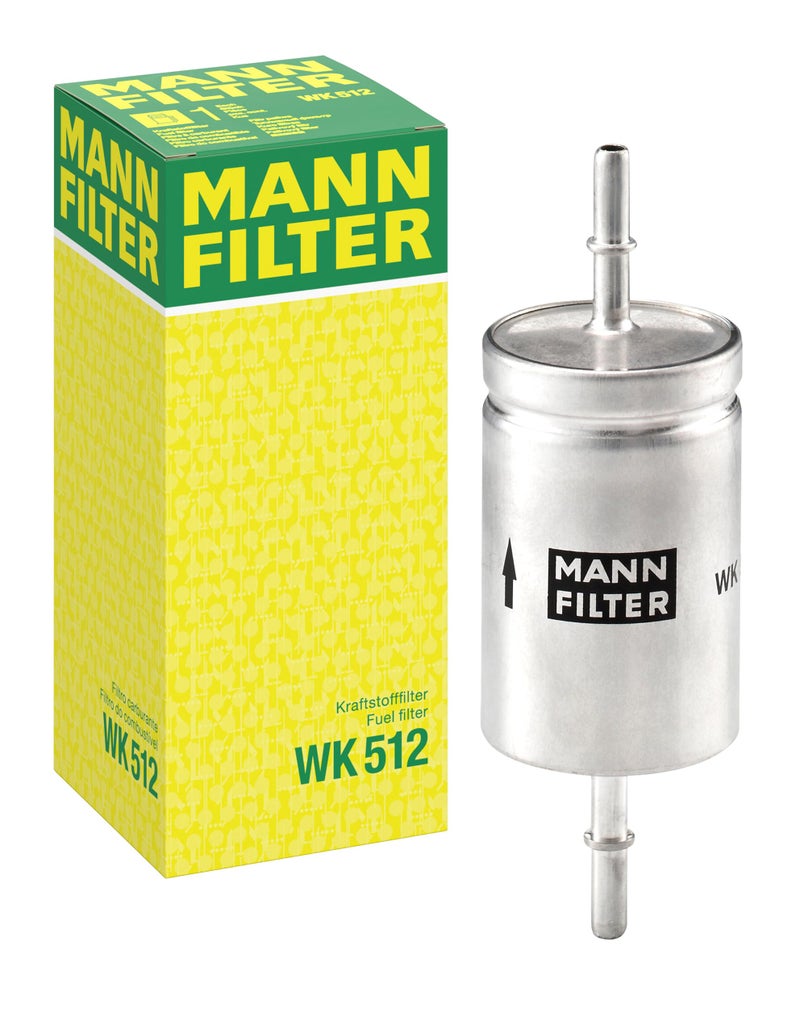MANN FILTER MANN-FILTER WK 512 Fuel Filter - CARS + TRANSPORTERS, Black  - Image 1