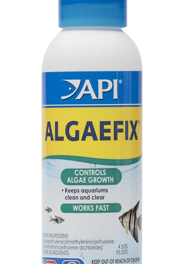 API Algaefix Algae Control Solution - 4 Oz Liquid for Aquariums - Image 1