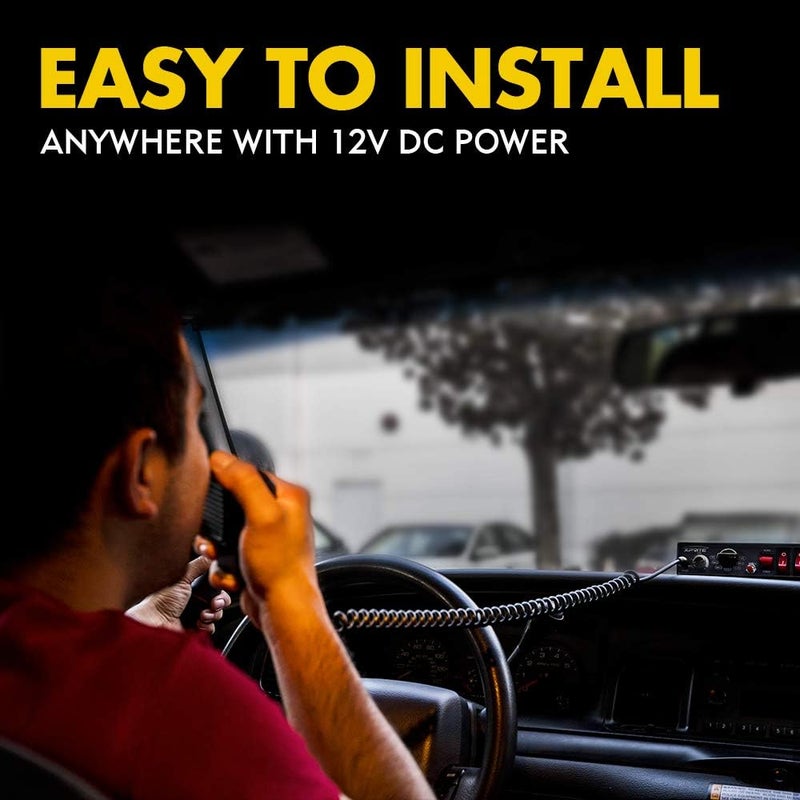 Xprite 200 Watt 8 Tones Emergency Warning Siren PA System Kit with Handheld Microphone & Light Control Switches - Image 4