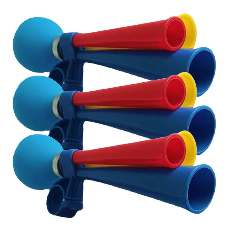 3pcs Portable Bike Air Horns for Cycling Loud Multi Function Handlebar Random Color - Image 2