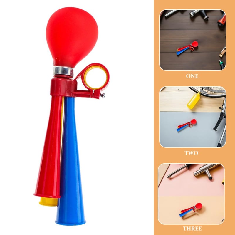 3pcs Portable Bike Air Horns for Cycling Loud Multi Function Handlebar Random Color - Image 4
