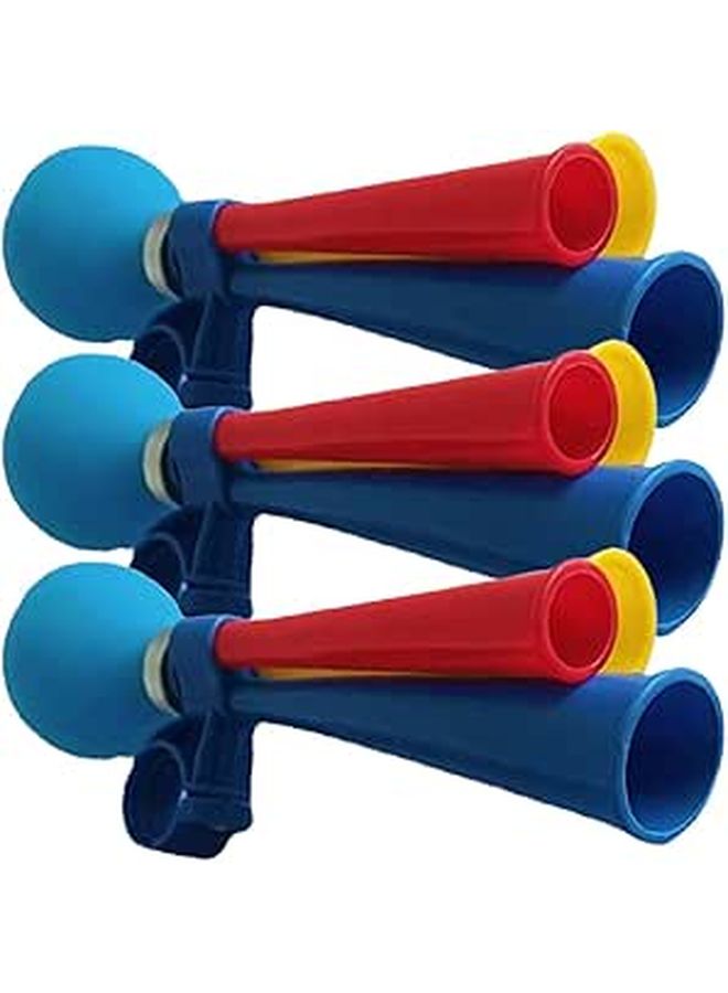 3pcs Portable Bike Air Horns for Cycling Loud Multi Function Handlebar Random Color - Image 1