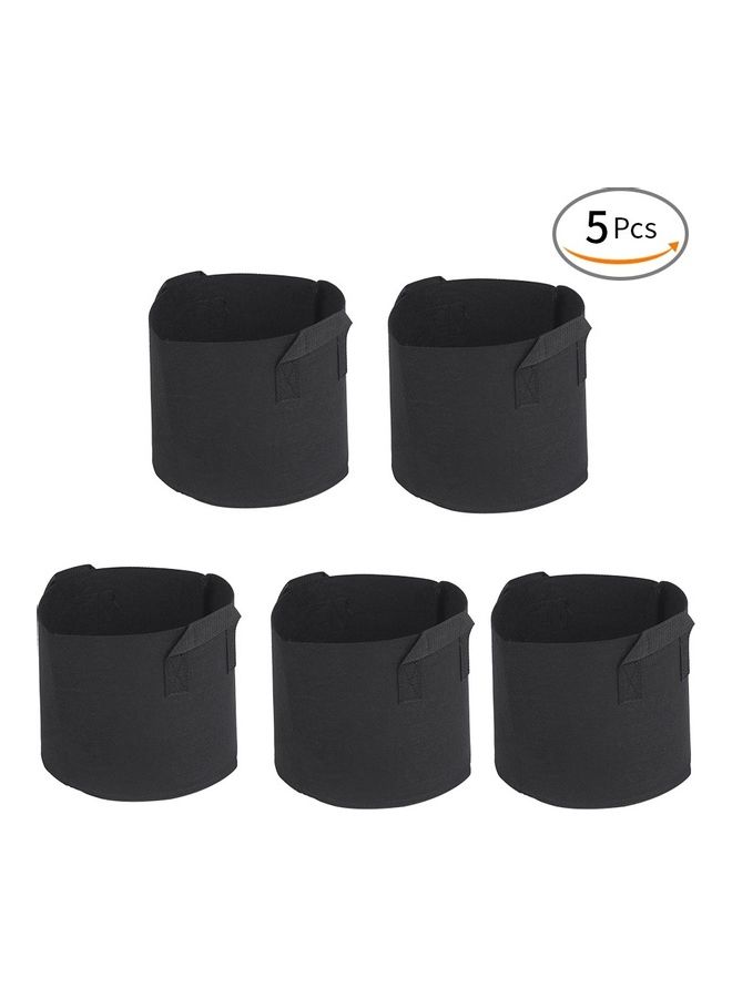 Loquat 5-Piece Grow Bags Set Black - Image 1