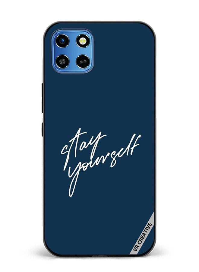 VR CREATIVE Protective Case Cover For Infinix Smart 6 HD Stay Yourself Design Multicolour - Image 1