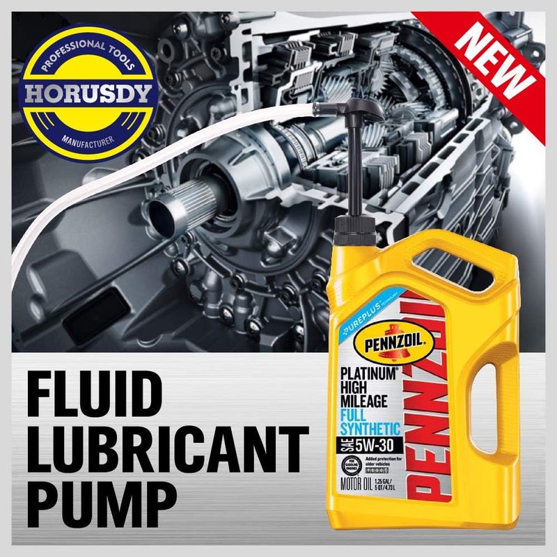Lubricant Fluid Transfer Pump, Transmission Fluid Pump, Gear Oil Pump for Gallon Bottles and Quart Bottles, Differential Fluid Pump, Hand Transfer Gear Oil, Transmission and Differential Fluid - Image 2