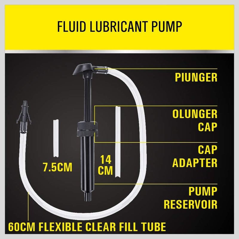 Lubricant Fluid Transfer Pump, Transmission Fluid Pump, Gear Oil Pump for Gallon Bottles and Quart Bottles, Differential Fluid Pump, Hand Transfer Gear Oil, Transmission and Differential Fluid - Image 3
