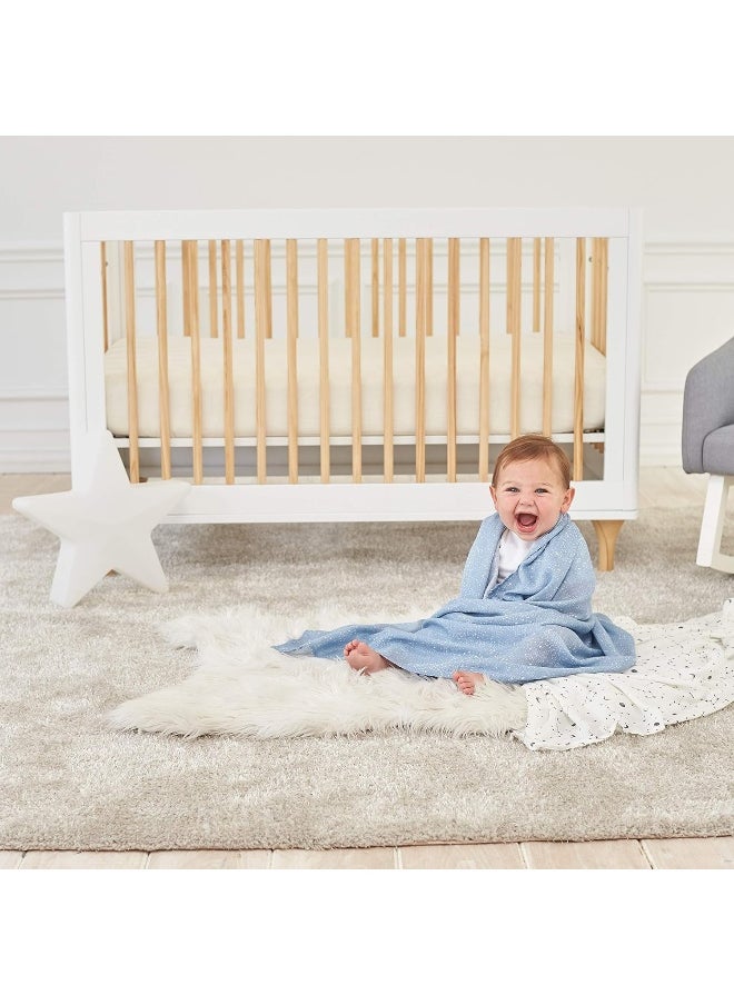 aden + anais Aden + Anais™ essentials silky soft 2 pack swaddle blanket cosmic galaxy  - Image 4