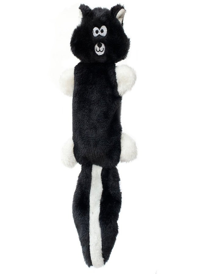 ZippyPaws - Zingy No Stuffing Durable Squeaky Plush Dog Toy - Skunk - Image 1