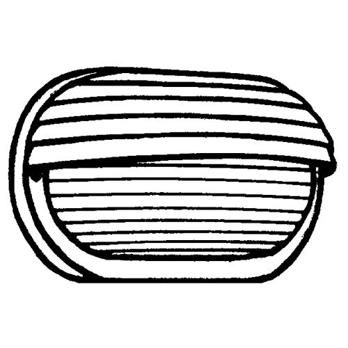Progress Lighting 1-Light UV Stabilized Ribbed Frosted Polycarbonate Shade Modern Outdoor 10-1/2" Wall or Ceiling Light, Bulkheads Collection, Outdoor, P5706-30, White - Image 2