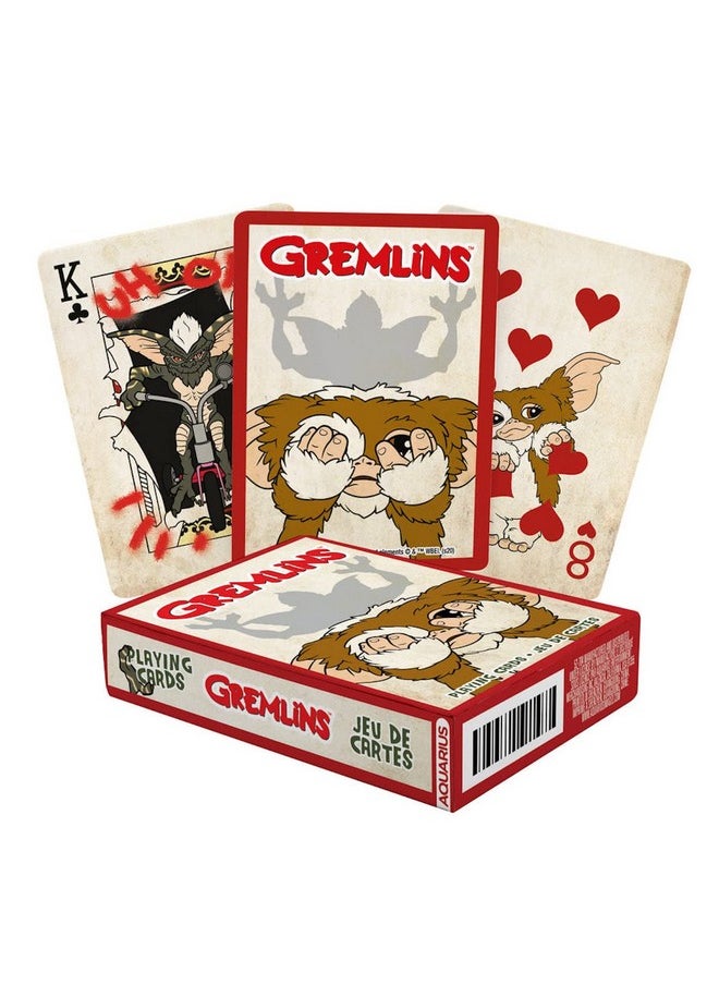 Aquarius - Gremlins Playing Cards - Gremlins Themed Deck Of Cards For Your Favorite Card Games - Officially Licensed Gremlins Merchandise & Collectibles - Image 1