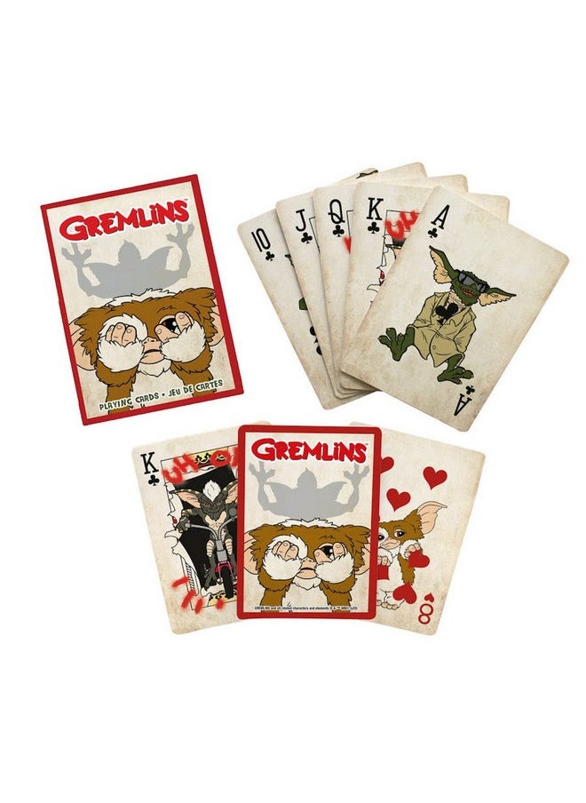 Aquarius - Gremlins Playing Cards - Gremlins Themed Deck Of Cards For Your Favorite Card Games - Officially Licensed Gremlins Merchandise & Collectibles - Image 1