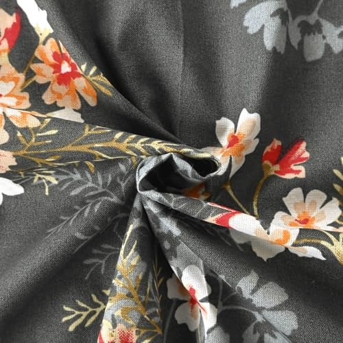 Divine Casa 144 TC 100% Cotton King Bedsheet Set with 2 Pillow Covers | Soft and Breathable | Graphite Shade - King Bed (270 X 270 cm) - Image 5