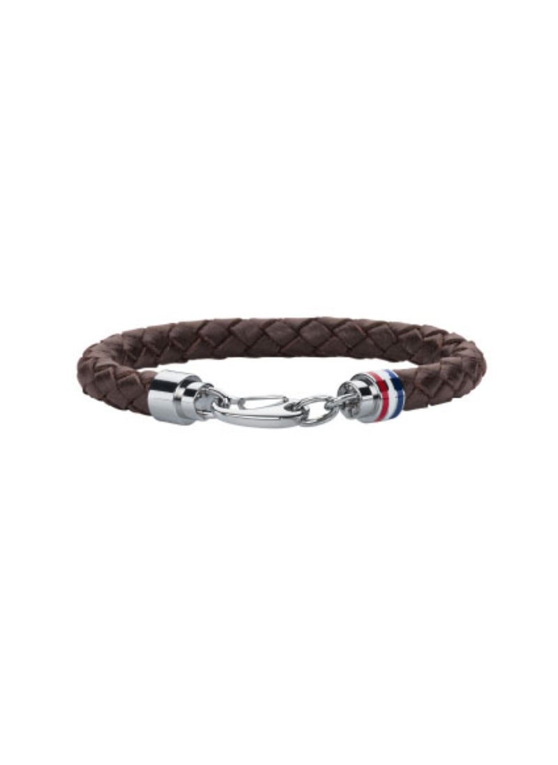 TOMMY HILFIGER TH JEWELRY COOL CORE MENS CORD BRACELET - 2700530  - Image 1