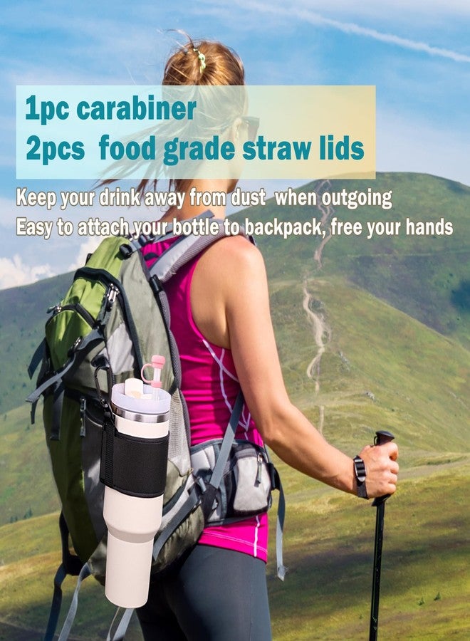 Luckinee Water Bottle Carrier Holder with Shoulder Strap Water Bottle Handle Strap Sling for Stanley 30&40oz Tumblers Stanley Cup Accessories - Image 5