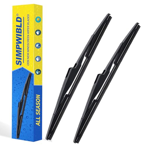 SIMPWIBLD 12 Inch Rear Wiper Blade for 2010-2015 Hyundai Tucson/2007-2011 Hyundai I30 Windshield Wiper Blade Set (Set of 2) - Image 1