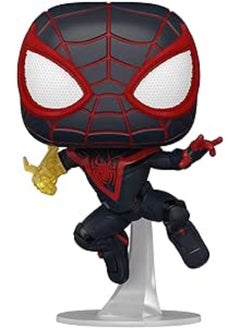 Funko Funko POP! Marvel Spider-Man: Miles Morales (Classic Suit) Bobble Head Vinyl Figure  - Image 2
