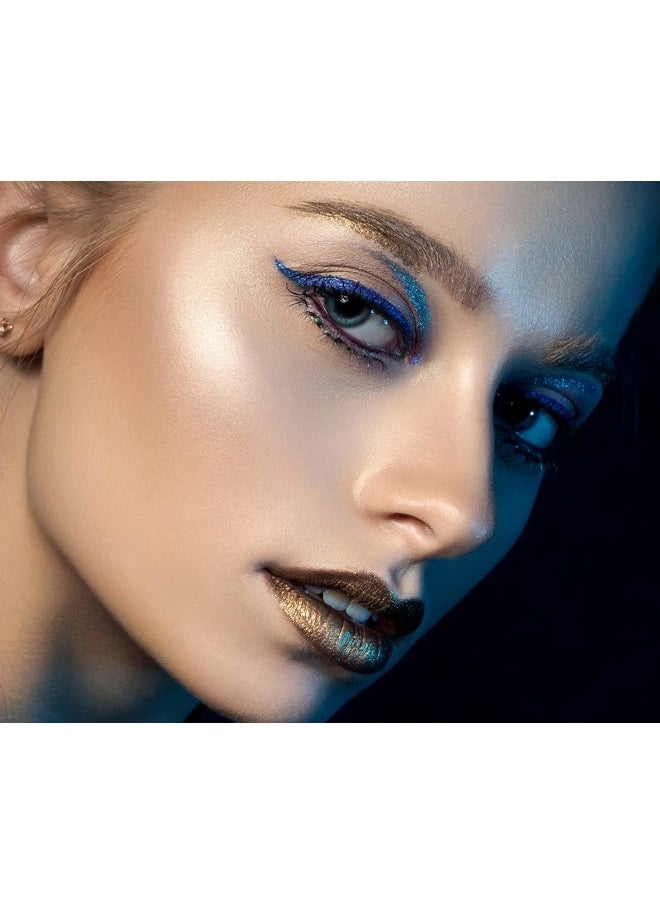 MARBLERS - Holographic Face & Body Glitter [Rainbow Sky] 0.18oz (5g) | Chunky | Chopped | Flake | Non-Toxic | Vegan | Cruelty-Free | Festival, Rave & Party Makeup | Eye, Hair, Nail Polish, Eyeshadow - Image 1