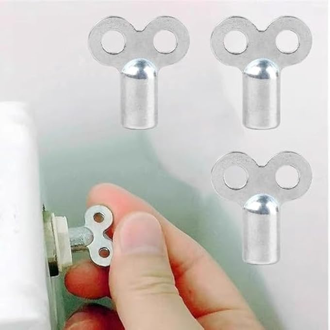 4 X RADIATOR BLEED KEYS FOR BLEEDING  ROBUST METAL  SUITABLE FOR ALL HEATERS - Image 3