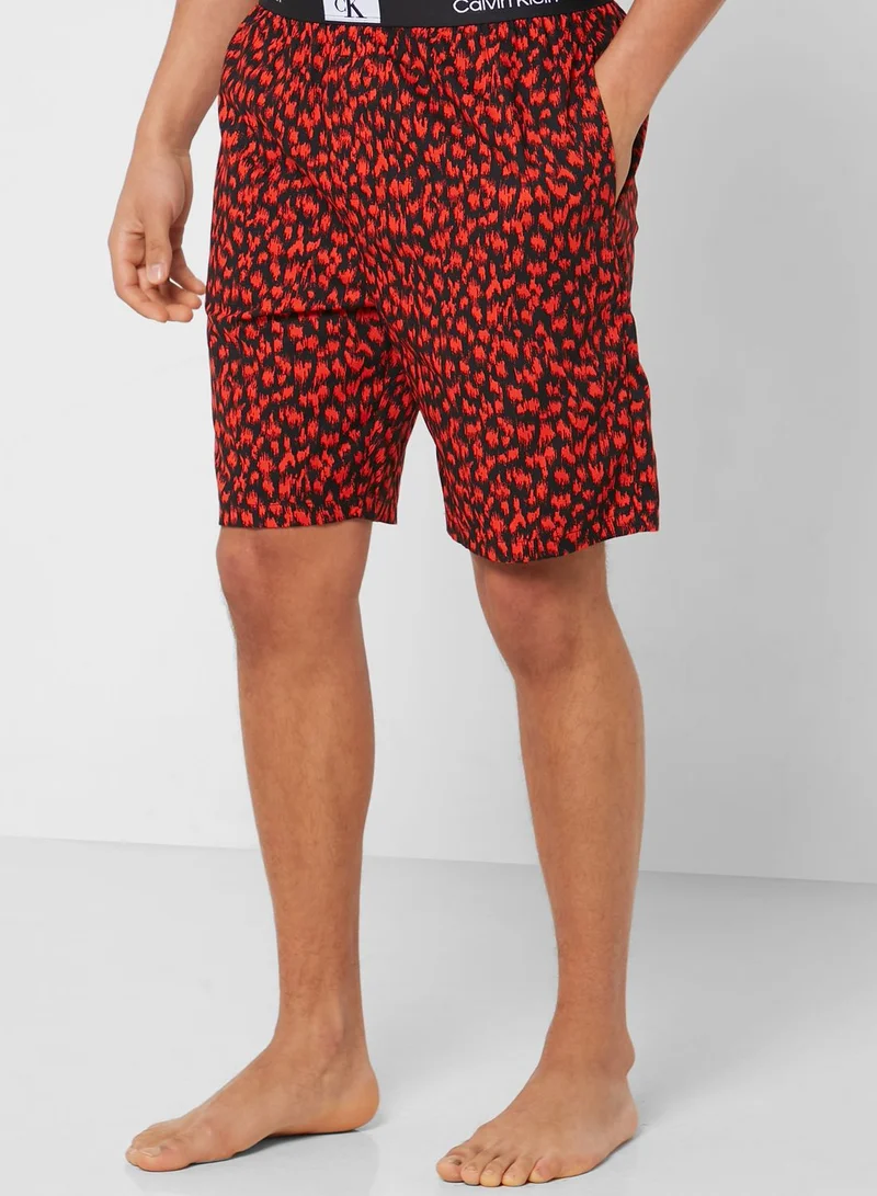 CALVIN KLEIN Logo Print T-Shirt & Short Set