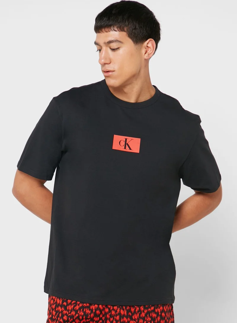 CALVIN KLEIN Logo Print T-Shirt & Short Set