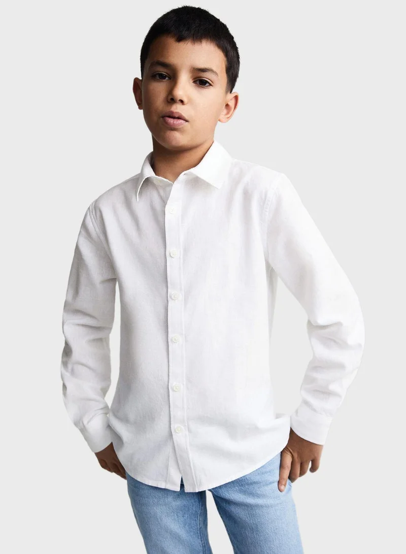 MANGO Kids Essential Shirt