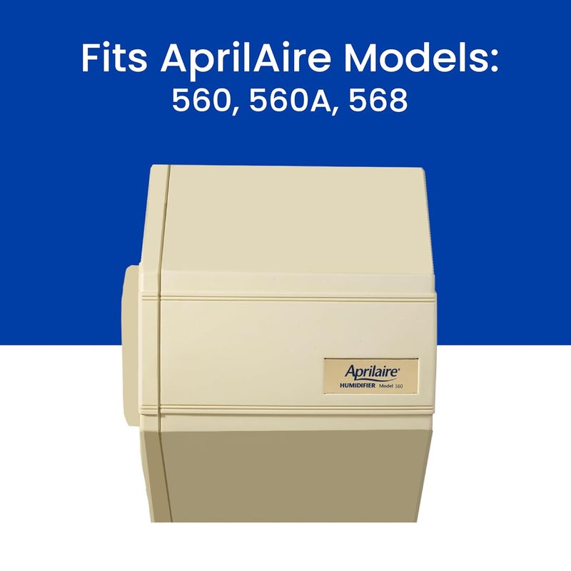 Aprilaire طقم صيانة AprilAire 4837 مع فلتر استبدال لوحة الماء رقم 35 لموديلات مرطب الهواء المنزلي 560 560A 568 - Image 2