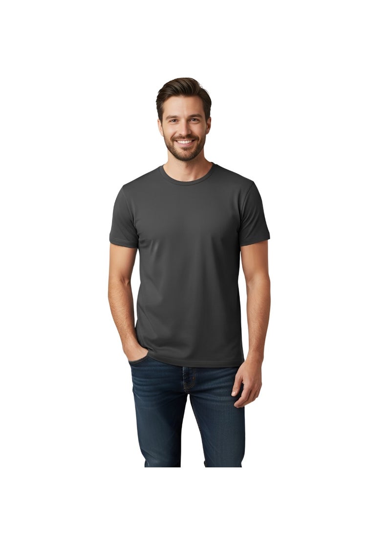PRINTSHOP4ME 10 pcs Adult Round Neck Combed Men's T Shirt 190 GSM Pure Cotton Basic Colors - Image 2