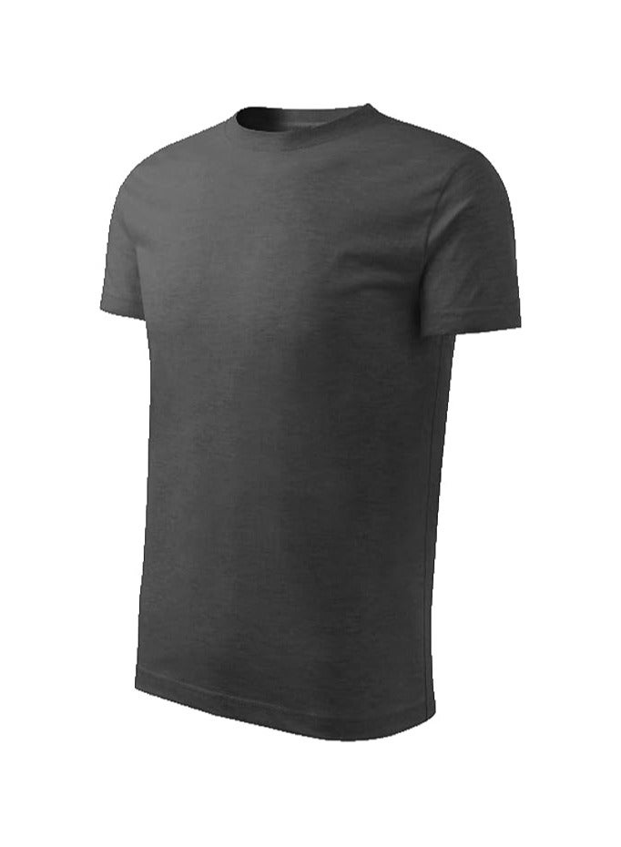 PRINTSHOP4ME 10 pcs Adult Round Neck Combed Men's T Shirt 190 GSM Pure Cotton Basic Colors  - Image 4