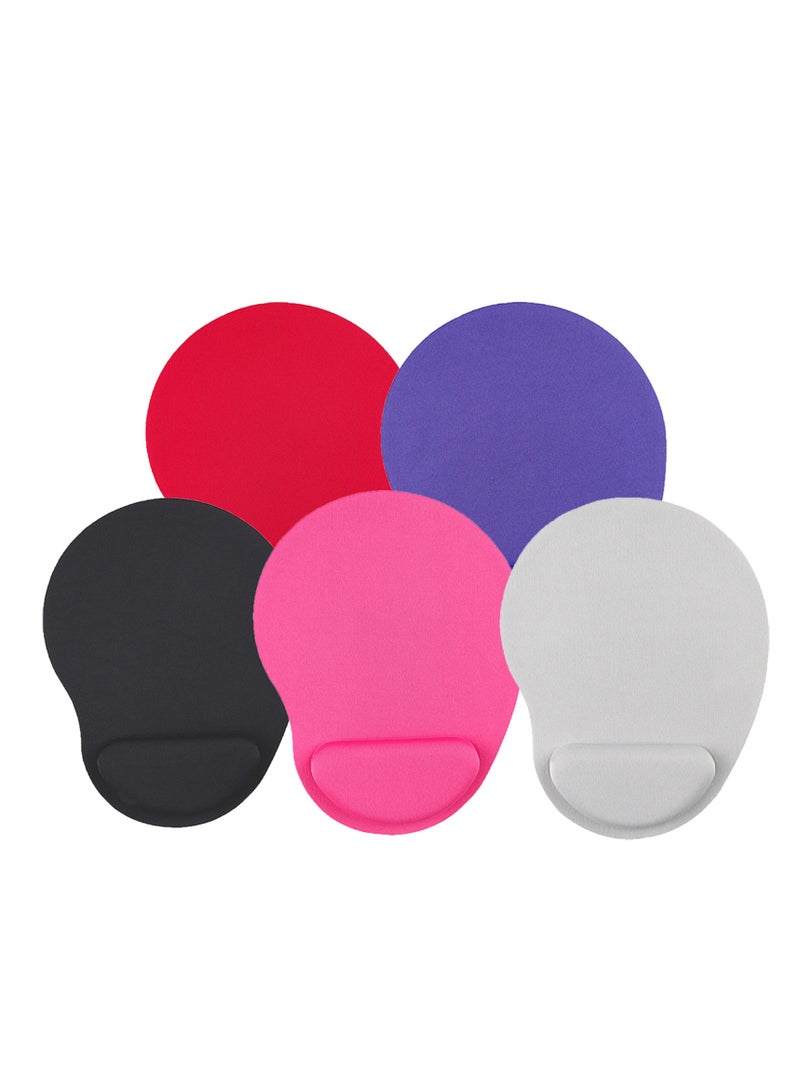 Ergonomic Mouse Pad with Wrist Support Gel Mouse Pad with Wrist Rest, Portable Comfortable Mousepad for Computer & Laptop & Office（Gray） - Image 3