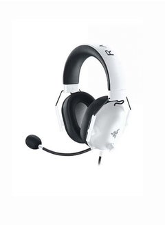RAZER BlackShark V2 X Wired Esports Gaming Headset, 7.1 Surround Sound, 50mm Drivers, 240g Lightweight Build, Noise Cancelling Mic, Hybrid Memory Foam Cushions Comfort, White | RZ04-03240700-R3M1  - Image 1