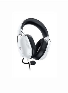 RAZER BlackShark V2 X Wired Esports Gaming Headset, 7.1 Surround Sound, 50mm Drivers, 240g Lightweight Build, Noise Cancelling Mic, Hybrid Memory Foam Cushions Comfort, White | RZ04-03240700-R3M1  - Image 2