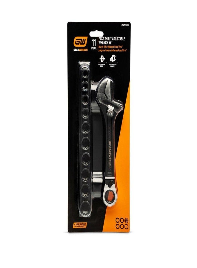 جير رينش مجموعة مفاتيح ربط GEARWRENCH قابلة للتعديل، ١١ قطعة | GWPTAW8 - Image 5