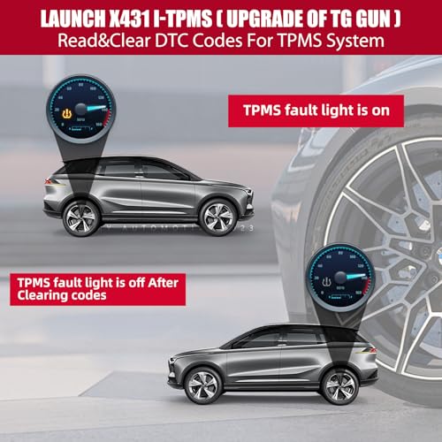 LAUNCH X431 i-TPMS(Upgrade of TS Gun) TPMS Tire Pressure Detector, Activate/Relearn,TPMS Diagnostic Tool Work with CRP919E/X431 V/X431 PRO3S+/X431 PRO Elite/X431 PRO TT/X431 PAD V - Image 4