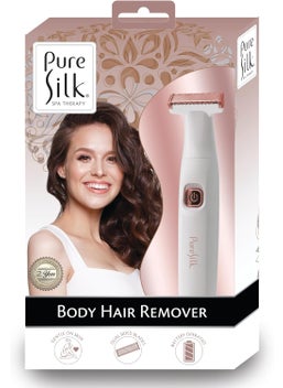 pure silk Pure Silk Body Hair Shaver for Women Face  Body Hair Remover for Women Dual Sided Blades Bikini Shaver Nicks Burn  Irritation Free Battery Powered Requires 2 AAA Battery Not Included 