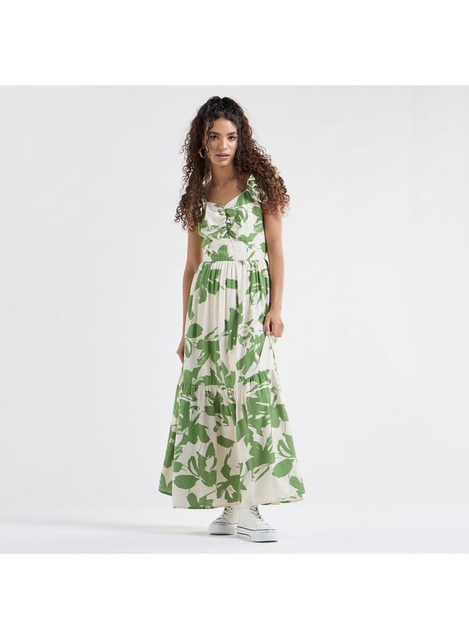 Splash FAV Floral Tiered Maxi Dress - Image 2
